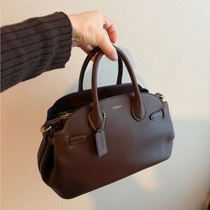 Coach Carryall 26 Maple/Brown Leather Handbag